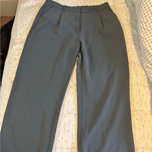 Abercrombie & Fitch Gray Wide Leg Pants